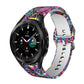 Cinturino in silicone flessibile 20mm per Samsung Galaxy Watch 4 con motivo retrò
