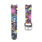Cinturino in silicone flessibile 20mm per Samsung Galaxy Watch 4 con motivo retrò