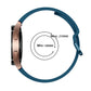 Correa de silicona flexible SYSTEM-S 20mm para Samsung Galaxy Watch 4 Smartwatch Turquesa