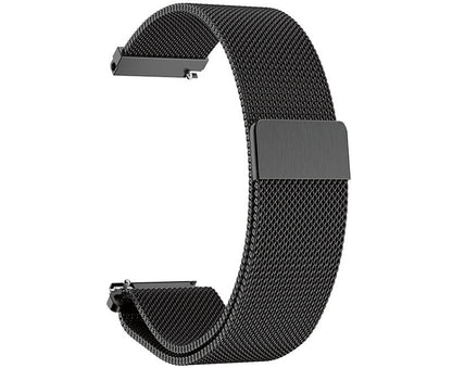 Correa SYSTEM-S 22 mm Milanesa metálica para Huawei Watch Smartwatch en color negro