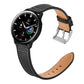 SYSTEM-S Armband flexibel aus Silikon 20mm für Samsung Galaxy Watch 4 Smartwatch Schwarz