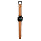 SYSTEM-S Armband flexibel aus Silikon 20mm für Samsung Galaxy Watch 4 Smartwatch Braun