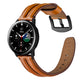 SYSTEM-S Armband flexibel aus Silikon 20mm für Samsung Galaxy Watch 4 Smartwatch Braun
