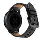 SYSTEM-S Armband flexibel aus Silikon 20mm für Samsung Galaxy Watch 4 Smartwatch Schwarz