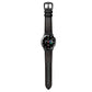 SYSTEM-S Armband flexibel aus Silikon 20mm für Samsung Galaxy Watch 4 Smartwatch Schwarz
