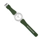 Correa de silicona flexible SYSTEM-S 22mm para Smartwatch Samsung Gear S3 en color verde