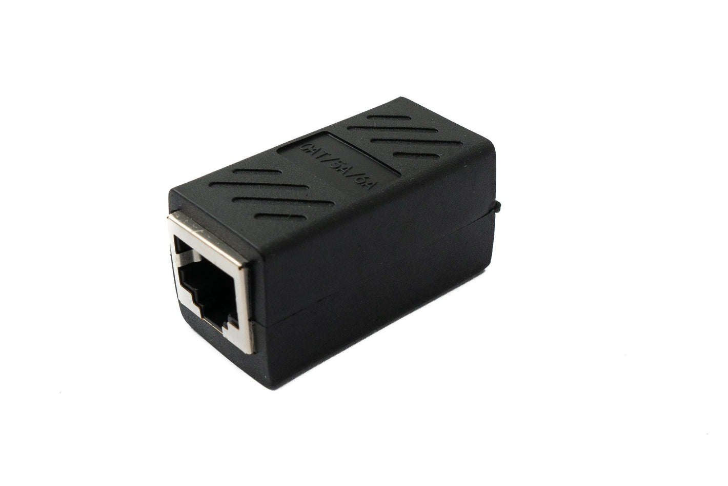 Adaptateur LAN SYSTEM-S Prise RJ45 vers câble prise en noir