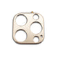 SYSTEM-S Camera Protection Lens Cover Aluminum for iPhone 13 Pro & Pro Max in Yellow