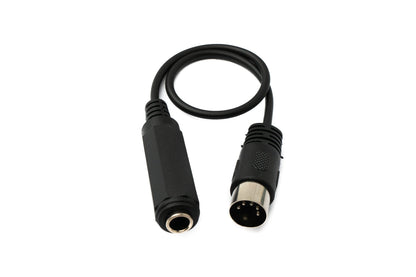 SYSTEM-S Audio Kabel 30 cm XLR 5 polig Stecker zu 6.35 mm Klinke Buchse AUX Adapter