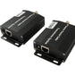 SYSTEM-S UTP IP Transceiver Set LAN RJ45 zu BNC Koaxialkabel in Schwarz
