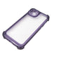 Coque de protection antichoc en TPU violet transparent pour iPhone 14 Plus