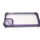 Coque de protection antichoc en TPU violet transparent pour iPhone 14 Plus
