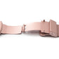 SYSTEM-S Milanese Metal Bracelet for Fitbit Versa 3 2 Sense Smartwatch in Pink