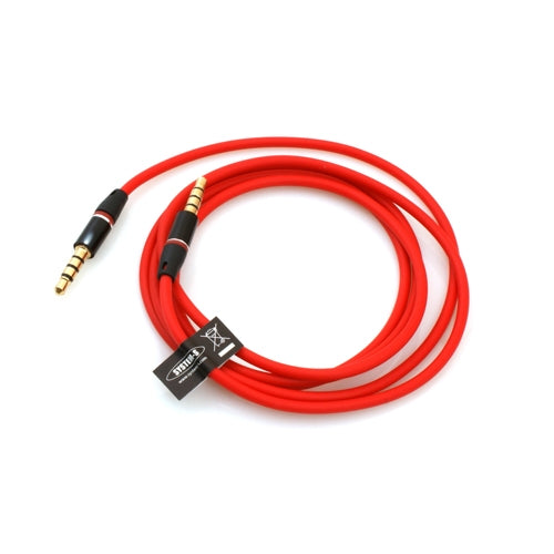 System-S 4-pin 3.5 mm jack headset stereo AUX cable extension 110 cm