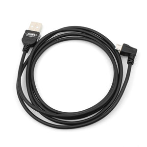 System-S Cavo micro USB cavo dati cavo di ricarica con spina ad angolo retto a 90° 140 cm