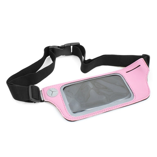 System-S Jogpocket Sport Belt Bag Sports Bag for Smartphone Mobile Phone MP3 Player in Pink