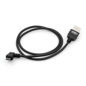 SYSTEM-S Micro USB Kabel Daten & Ladekabel Winkelstecker 50 cm