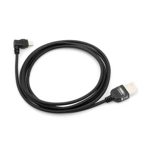 System-S Cable mini USB cable de datos cable de carga conector angular 100 cm