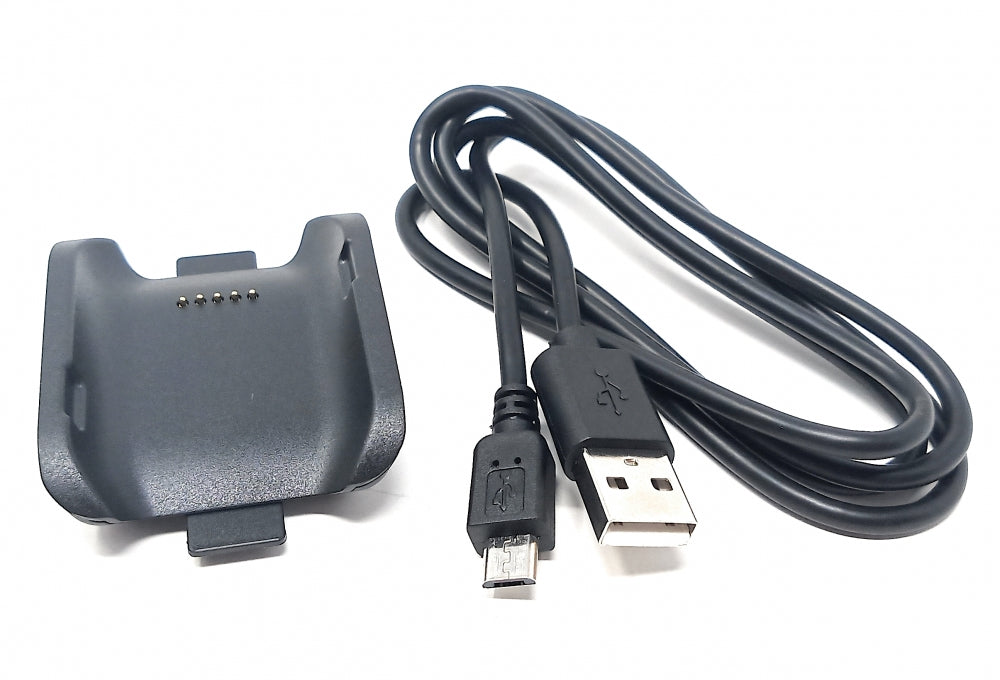 Estación de acoplamiento con base y cargador USB System-S para Samsung Galaxy Gear V700