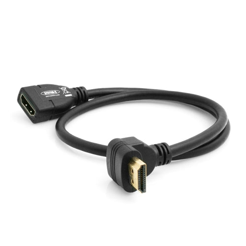 Spina angolare HDMI System-S angolata a 90° rispetto al cavo di ingresso HDMI