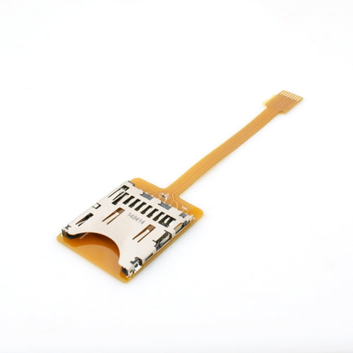 System-S Micro SD / TF Memory Card Memory Card Kit (male) to SD (female) External Extension Set Soft Flat Cable Adapter (10 cm)