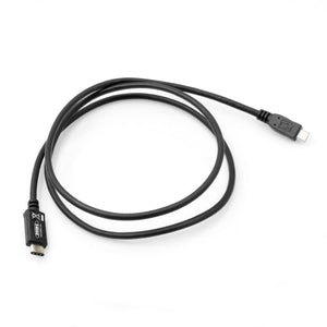 System-S USB 3.1 Type C (male) to USB Micro B (male) data cable charging cable adapter cable extension (approx. 100 cm)