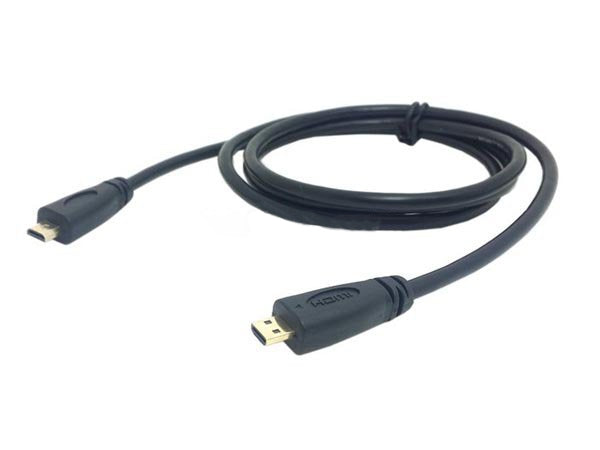 System-S Micro HDMI (male) to Micro HDMI (male) cable extension approx. 100 cm