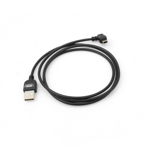 System-S 1 m meter Mini USB cable 90 degree left angled right angle plug data cable charging cable