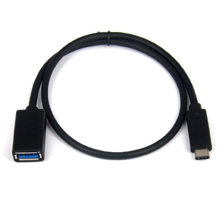 System-S USB 3.1 Tipo C Macho a USB 3.0 Tipo A o USB 2.0 Hembra Cable de Datos Cable de Carga Adaptador Cable Alargador 50 cm