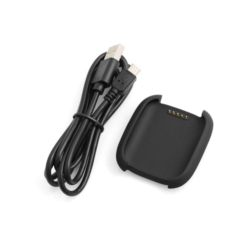 Cable USB 2.0 SYSTEM-S Cable de carga de 80 cm para reloj inteligente Asus Zen Watch en color negro