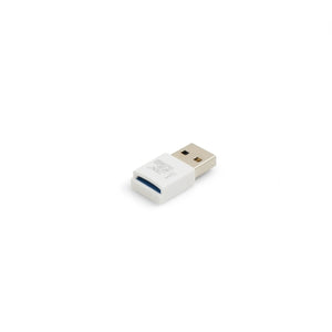 System-S Mini Adapter USB A 3.0 for microSD / SDHC / T-Flash card reader card reader card reader in white