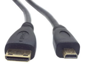 System-S Mini HDMI zu Micro HDMI Kabel 175cm