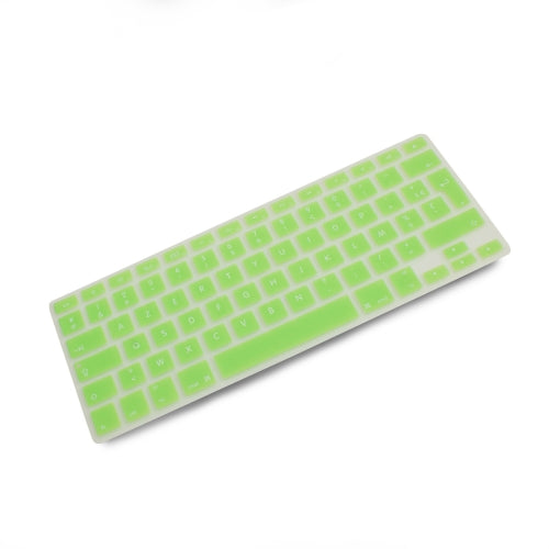 System-S Silicone Keyboard Protector Keyboard Cover AZERTY French Keyboard Cover Protector for MacBook Pro 13 inch 15 inch 17 inch iMac MacBook Air 13 inch in Green