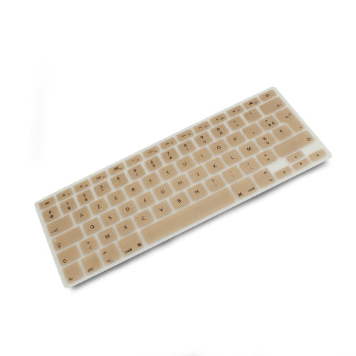 System-S Protezione per tastiera in silicone Copertura per tastiera AZERTY Protezione per tastiera francese per MacBook Pro 13 pollici 15 pollici 17 pollici iMac MacBook Air 13 pollici in colore oro