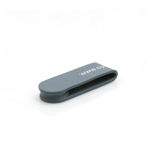 System-S magnet clip cable tie cable clip for headphones cable earphones in gray
