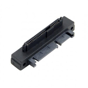 System-S Right Angled SFF-8482 SAS 22 Pin to 7Pin + 15 Pin SATA Adapter Hard Drive RAID Adapter