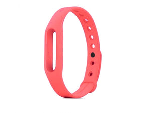 SYSTEM-S Silikon Ersatz Austausch Wechsel Armband für XiaoMi Mi Band 2 in Pink