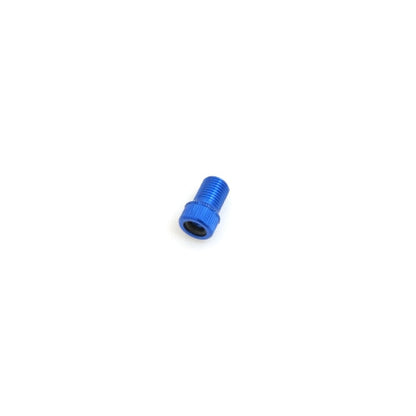 SYSTEM-S valve adapter valve adapter Presta to Schrader from bicycle valve to car valve in blue