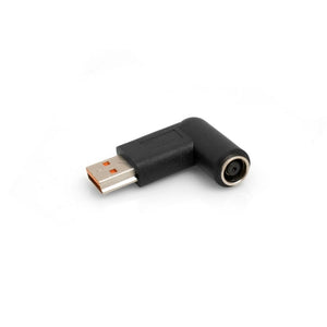 SYSTEM-S USB Netzteil Ladegerät Adapter DC 7.9x5.4mm Buchse 90° Grad Winkelstecker für Lenovo Yoga 3 Yoga 3 Pro Yoga 4 Yoga 11