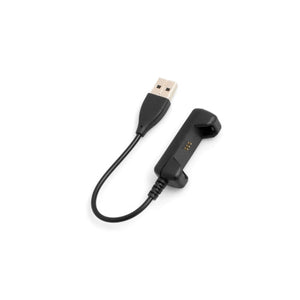 SYSTEM-S USB 2.0 Kabel 19 cm Ladekabel für Fitbit Flex 2 Smartwatch in Schwarz