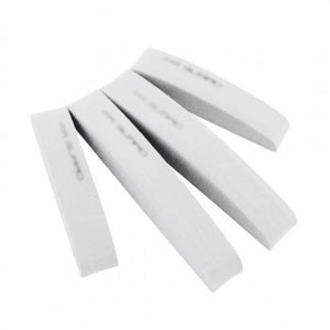 SYSTEM-S Lot de 4 protections de bord de voiture, protection de bord de porte de voiture, protection de pare-chocs autocollante en blanc