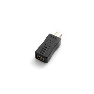 SYSTEM-S Mini USB mâle vers mini USB femelle adaptateur câble adaptateur prise adaptateur