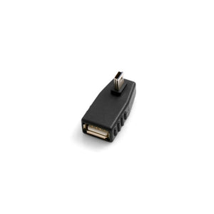 Adaptateur OTG SYSTEM-S entrée hôte USB A vers adaptateur mâle Mini USB câble hôte mâle à angle droit de 90 ° en déplacement