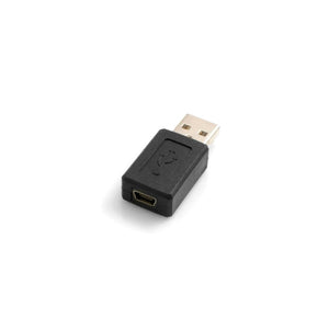 Adaptateur SYSTEM-S OTG USB A mâle vers mini USB femelle, câble hôte en déplacement