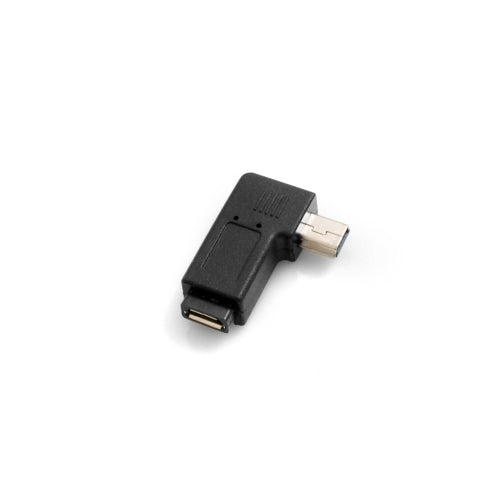 SYSTEM-S Ingresso micro USB su presa Mini USB Spina adattatore con angolo di 90° ad angolo retto