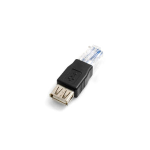 SYSTEM-S RJ45 mâle vers USB A femelle adaptateur de couplage câble adaptateur