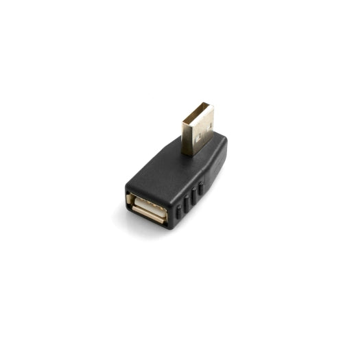 Adaptador de enchufe USB tipo A hembra a USB tipo A macho 90° en ángulo izquierdo y derecho