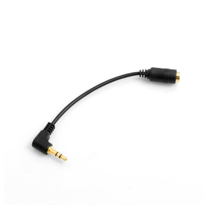 SYSTEM-S adapter cable 3.5mm jack AUX stereo angle plug (male) to 3.5mm jack AUX stereo socket 3-pin (female)