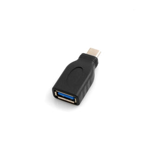 SYSTEM-S OTG On The Go Host Adapter Male USB Type C 3.1 to 3.0 Type A Female (5 GBit/s)