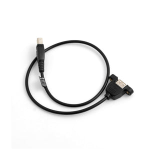 SYSTEM-S USB Type B Male to USB 2.0 Type A Female Cable Panel Mount Panel Mount Extension Cable